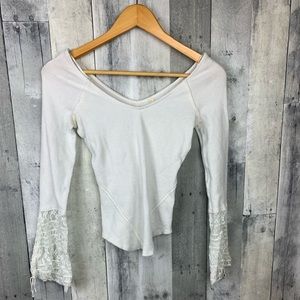 Free People Bell Sleeve Top